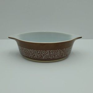 Pyrex 471-B 500 ml Woodland Brown Round Casserole Dish